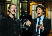 Movie Mark Zuckerberg Meets Real Mark Zuckerberg