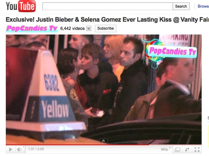 justin bieber and selena gomez hot kiss. It#39;s Justin Bieber, and Selena