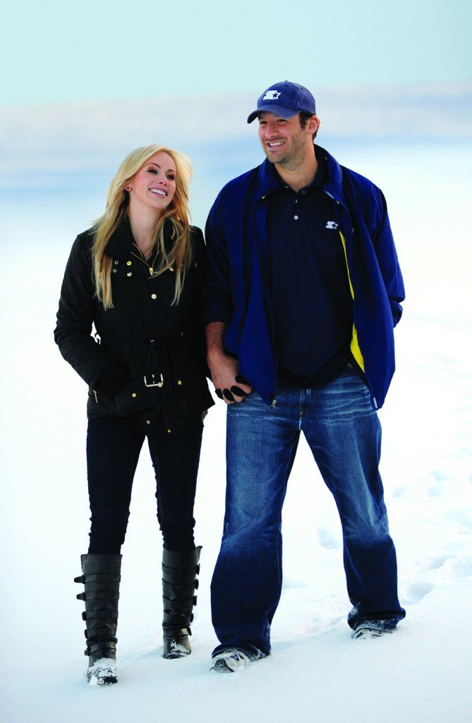 Tony Romo and Candice Crawford Unveil Starter Fieled in Dallas