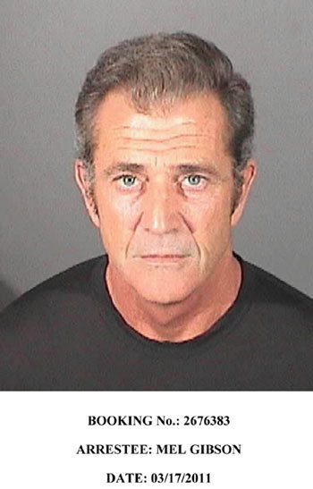Mel Gibson’s New Mugshot