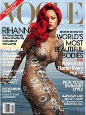 Rihanna Happy With Her Curves, She Tells ‘Vogue’