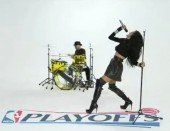 Nicole Sherzinger Rocks To Led Zeppelin For NBA Playoffs