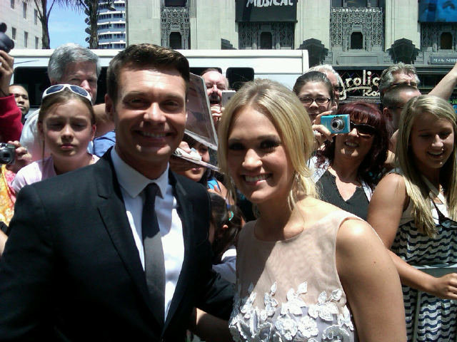 Ryan Seacrest and Carrie Underwood Attend Ceremony On Hollywood Walk of Fame wogqkt Celebs Photo Ryan Seacrest and Carrie Underwood Attend Ceremony On Hollywood Walk of Fame