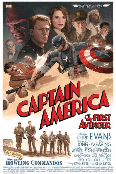 New Captain America Poster Goes Retro