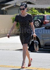EXCLUSIVE!!! Dita Von Teese Lunches In Hollywood