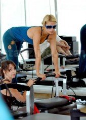 EXCLUSIVE!!! Paris Hilton Works Off The Dirty Thirty