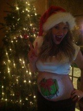 Hilary Duff’s Holiday Baby Bump
