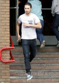 Shia LaBeouf is feelin’ some relief!