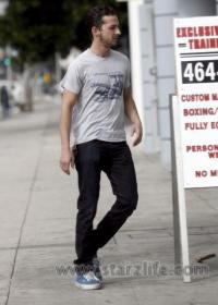 Shia LaBeouf is feelin’ some relief!