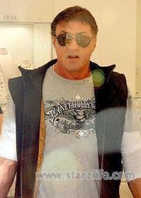 Sylvester Stallone!  ‘Roids are bad!