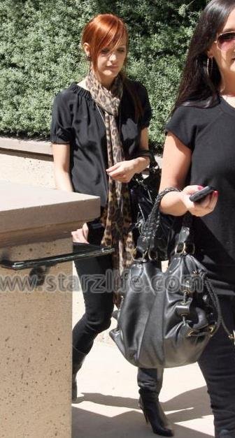 Ashlee Simpson exits the doctors office looking PUFFY, sickly, and depressed!