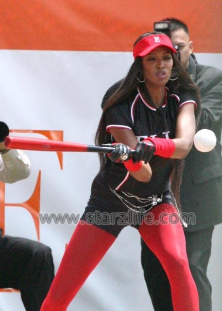 Naomi Campbell on the set of Ugly Betty