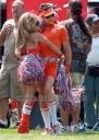 Naomi Campbell on the set of Ugly Betty