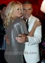 Pamela Anderson at Christian Audigiers 50th Birthday party.