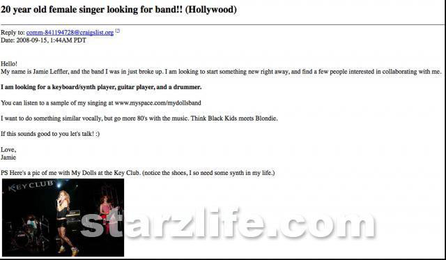 Jamie Leffler Looking for New Dolls