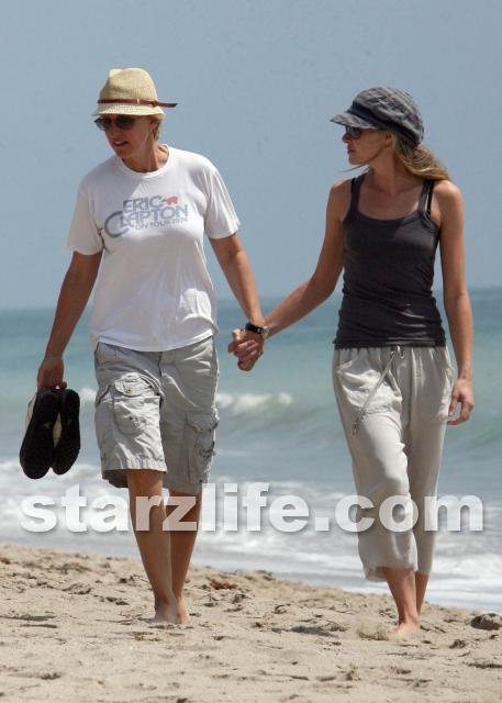 Watch Ellen and Portias Wedding Video. main 92 Celebs Photo Watch Ellen and Portias Wedding Video.