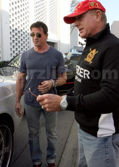 Rambo Meets Dumbo. 112908 sl stallone11 Celebs Photo Rambo Meets Dumbo.