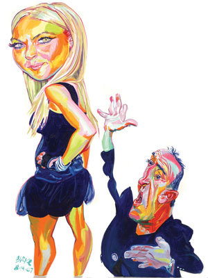 Lindsay and Her Pops At it Again.