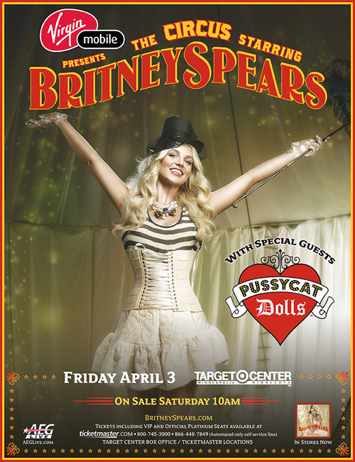 Britney Spears Announces Virgin Mobile as Official Tour Sponsor.