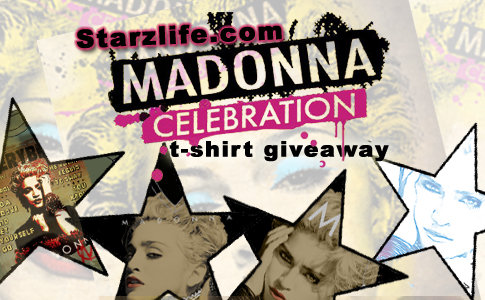 Find Out How You Can Win a Madonna T Shirt!!!!! Madonna Contest Celebs Photo Find Out How You Can Win a Madonna T Shirt!!!!!