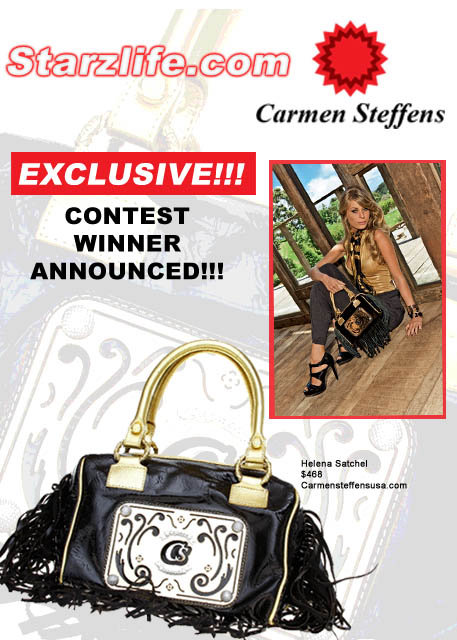 Carmen Steffens Giveaway Winner!!! Steffens WInner Celebs Photo Carmen Steffens Giveaway Winner!!!