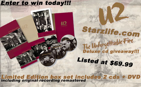 Were Giving Away a Special Edition U2 Box Set on Twitter! U2 Celebs Photo Were Giving Away a Special Edition U2 Box Set on Twitter!