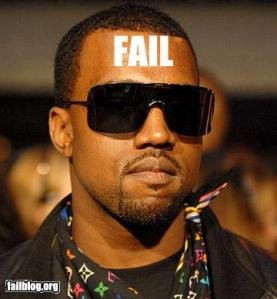 Kanye West = FAIL 1290486770556110101 Celebs Photo Kanye West = FAIL