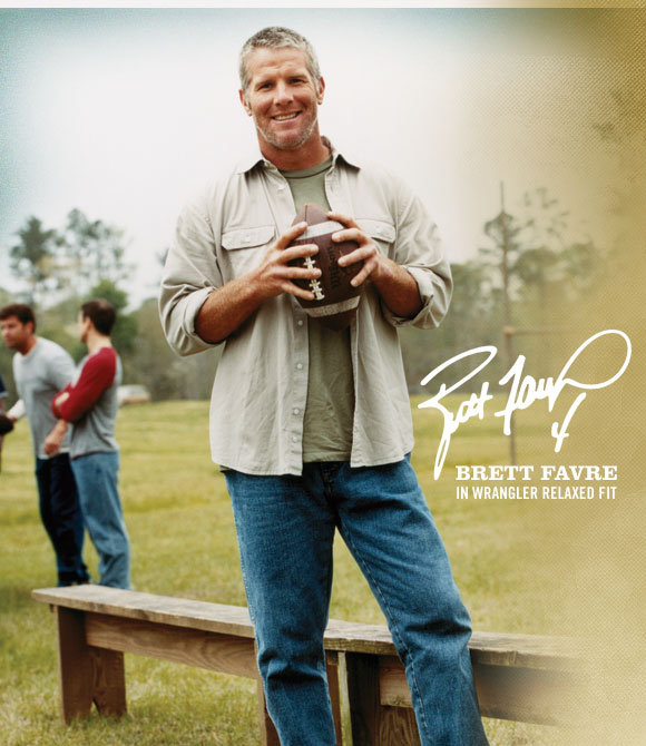 Brett Favre Wears His Wranglers... On the Ground! wh cov home Celebs Photo Brett Favre Wears His Wranglers... On the Ground!