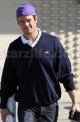 EXCLUSIVE!!! Josh Duhamel Has Backward NFL Hat Fever. Catch It!