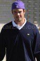 EXCLUSIVE!!! Josh Duhamel Has Backward NFL Hat Fever. Catch It!