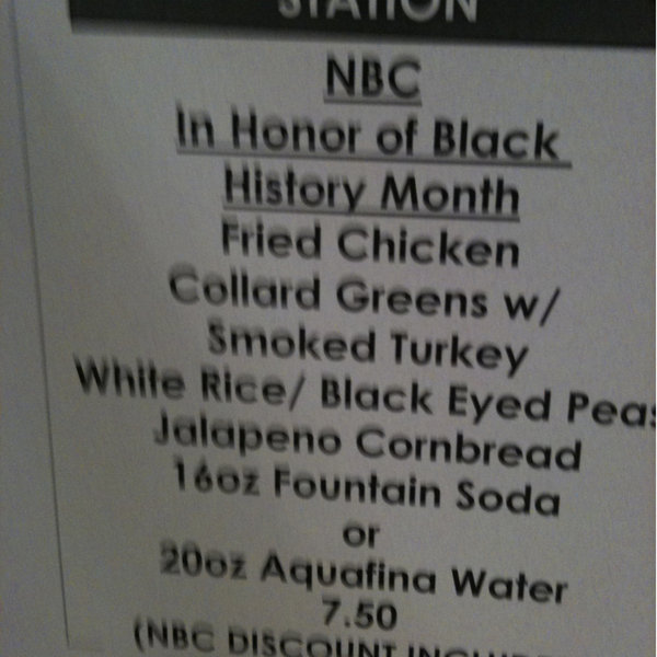 YES!!! THE BLACK HISTORY MONTH FRIED CHICKEN LUNCH CHEF WAS BLACK!!! 627526002 Celebs Photo YES!!! THE BLACK HISTORY MONTH FRIED CHICKEN LUNCH CHEF WAS BLACK!!!