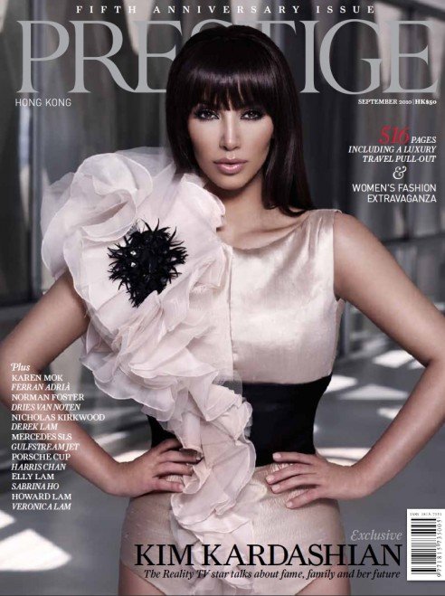 Kim Kardashian Bangin on Prestige Magazine kim kardashian prestige hong kong cover 492x659 Celebs Photo Kim Kardashian Bangin on Prestige Magazine