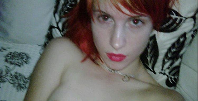 Hayley Williams singer of Paramore and star of the Twitpic scandal seen
