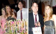 Charlie Sheen: EXCLUSIVE!!! Charlie and Brooke Sheen Celebrate Sister Sydney’s Bat Mitzvah!