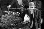 Starzlife Silent Film: STARZLIFE SILENT FILMS: “Trees” Starring Al Pacino
