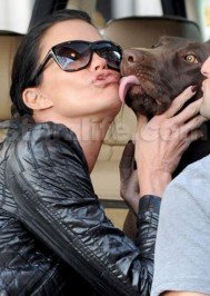Janice Dickinson: STARZLIFE PICS: Janice Dickinson and Her Doggy
