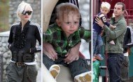 Gwen Stefani: STARZLIFE PICS: Gavin, Gwen, Kingston, and Zuma