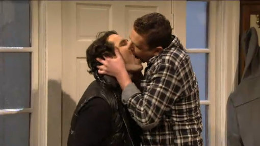 Jason Segel And Paul Rudd Kiss On SNL StarzLife