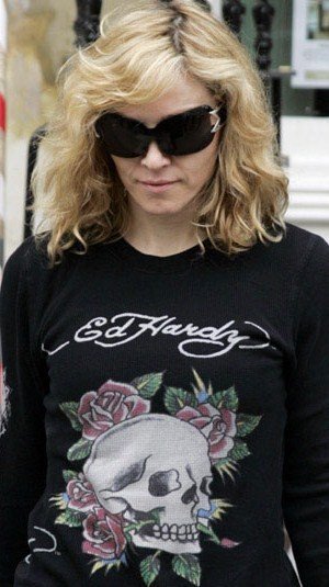 Madonna In Ed Hardy